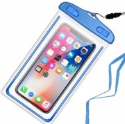 etui wodoodporne niebieskie