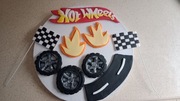 Zestaw z masy cukrowej na tort Hot wheels 