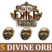 5 DIVINE ORB Path of Exile: Mirage POE 1 PC ORBS