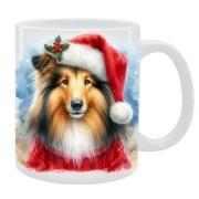 KUBEK Z PSEM Owczarek szkocki Collie - PREZENT, PERSONALIZOW, 24HWYS