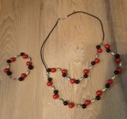 Zestaw biżuterii: naszyjnik i bransoletka 