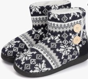 AoneGold Kapcie damskie pluszowe, z podszewką, zimowe, ciepłe r. 40/41 