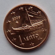 GRECJA  2009 1 CENT UNC !!!!!!!!!!