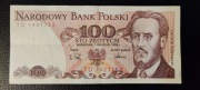 banknot z PRL 100 złotych, seria TD, 1988 r.