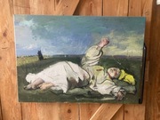 Józef Chełmoński Babie lato kopia olej na płótnie