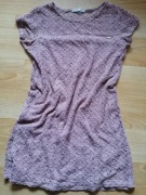 Koronkowa sukienka House różowa M L