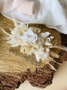 Grzebyk do włosów suszone kwiaty NATURAL ślub