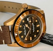 Mathey - Tissot Vintage Diver copper-brown Dial