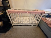 Łóżeczko 120x60 z Szufladą + Materac + 2 GRATISY (Organizer i Ochraniacz)