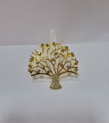 Broszka drzewo cyrkonie