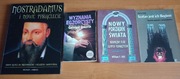 4 książki m.in. Nowy porządek świata Nostradamus Wyznania egzorcysty 