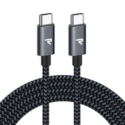 RAMPOW USB C Kabel, 100W 2M Ladekabel USB C, PD 3.0