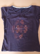 CARRY t-shirt brązowy L