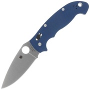 Nóż składany Spyderco Manix 2 XL Cobalt Blue, Satin CPM SPY27 by Eric Gless