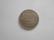 Moneta 100 złotych z 1990 roku.