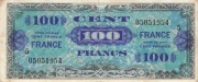 Francja 100 franków 1944 P.123 Military