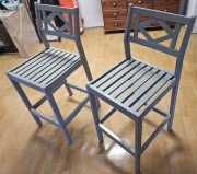 Komplet ogrodowy stół wysoki + dwa krzesła wysokie IKEA