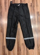 Czarne spodnie robocze z odblaskiem 40