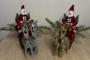 Stroik świąteczny na Boże Narodzenie z sankami