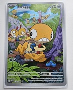 Scraggy White Flare Illustration Rare