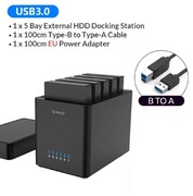 Obudowa stacja dokująca na 5 kieszeni na dysk twardy 3,5 cala ORICO