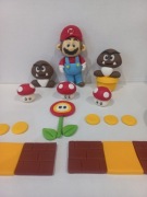 Mario z masy cukrowej na tort 