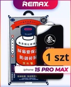 Szkło hartowane do iPhone 15 Pro Max Apple Remax GL-27 9D 9H 