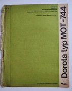 Schemat, instrukcja techn. odbiornik turystyczny DOROTA typ MOT-744
