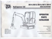 Katalog części JCB 8014, JCB 8015, JCB 8016, JCB 8017, JCB 8018 