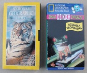ZESTAW 2 Kaset VHS National Geographic Video i Seria dla dzieci 1994-1998