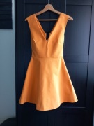 Sukienka żółta / pomarańczowa ZARA 36 wesele