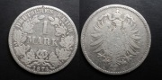 Niemcy (Cesarstwo) 1 marka 1874 A, srebrna moneta srebro