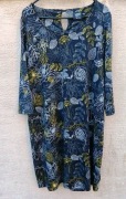 Ladies Prosta sukienka w florystyczny  wzór 42/44