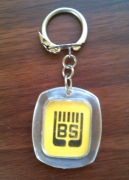 Brelok PRL - Logo BS Bank Spółdzielczy - Vintage / Kolekcjonerski