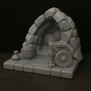 Jaskinia goblinów figurka kolekcjonerska RPG