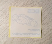 Naklejka OBIEKT MONITOROWANY BCS 10x10