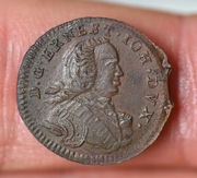 Kurlandia Ernest Jan Biron szeląg 1764 IFS Mitawa