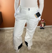 Białe spodnie narciarskie Nowe z metką XL (wg wymiarów)