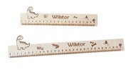 Linijka drewniana,imię,wzory,20 lub 30 cm