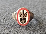Niemcy, III Rzesza, Pierścień Imperialnego Służby Pracy RAD, srebro 835.