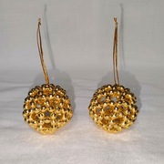 I148 Bombki z koralików ozdoby świąteczne Handmade Rękodzieło 2 szt.