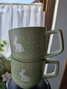 KUBEK KUBKI 2 SZT WIELKANOCNE ZAJĄCE HOME&YOU