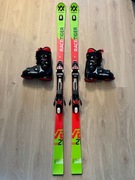 Zestaw narciarski Volkl Racetiger GS 185 + wiązania + Atomic Hawx 100