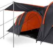 Namiot OLIMPIC 4-Osobowy 2 Sypialnie 2+2 Tropik 2000mm  Nowy 