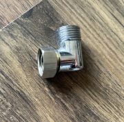 Kolanko hydrauliczne, złączka metalowa M22