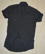 Jack&Jones, czarna koszula, pagony, rozm. s