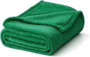 MIULEE Przytulny koc polarowy ZIELONY 150x200 cm