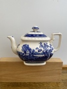 czajnik ceramiczny VILLEROY & BOCH SAAR RUSTICANA mettlach 1945 zabytek