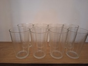 8 szt szklanki w pasy 