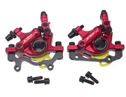 NAJTANIEJ! Komplet! Nowe! Hamulce hydrauliczne Xtech Zoom HB-100 czerwone